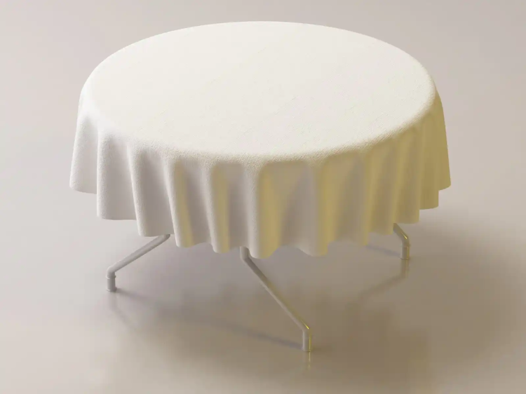 Round Polyester Table Linen 90”