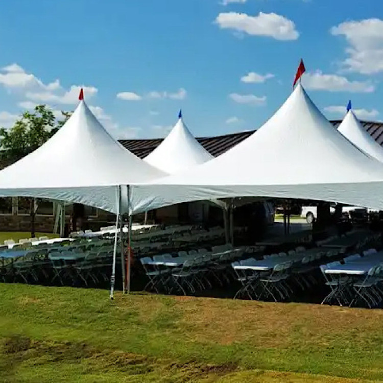 40' x 40' High-Peak Frame Tent