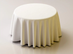Round Polyester Table Linen 132”