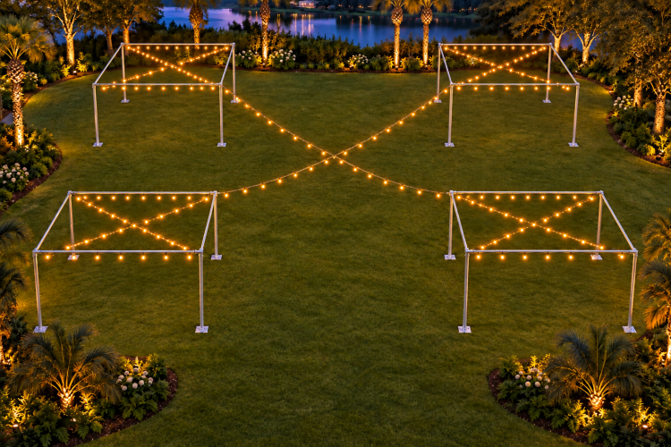 Open-Air Bistro Lighting - 4-Frame Package