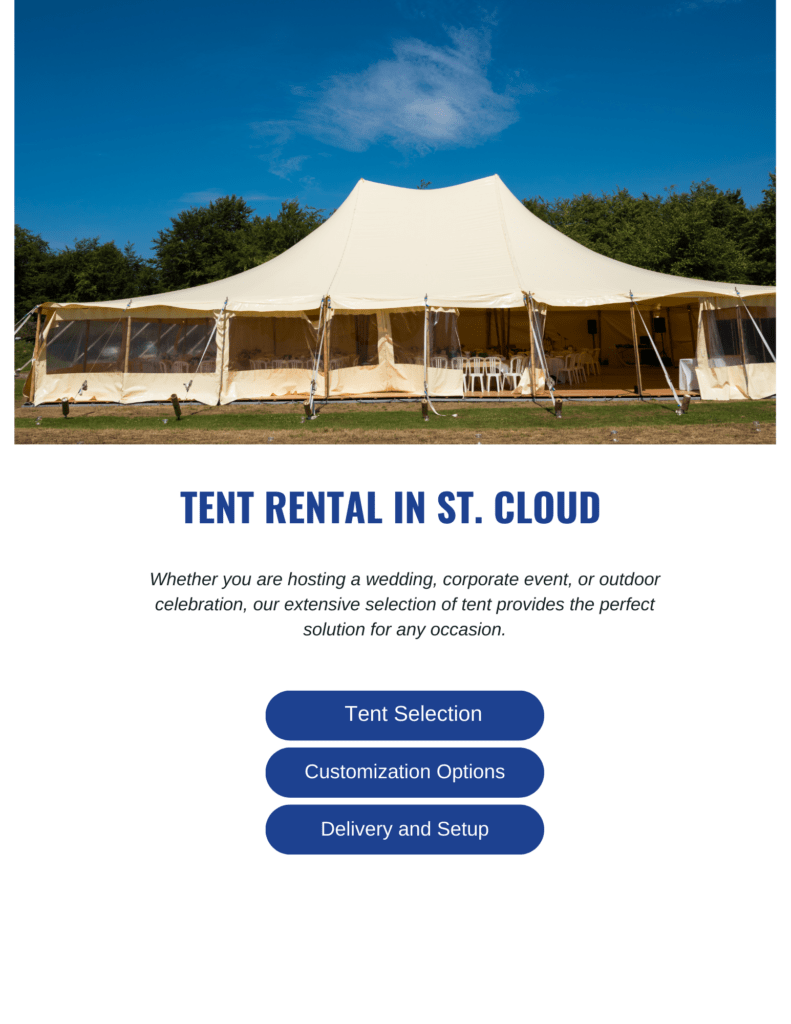 tent rentals in St. Cloud