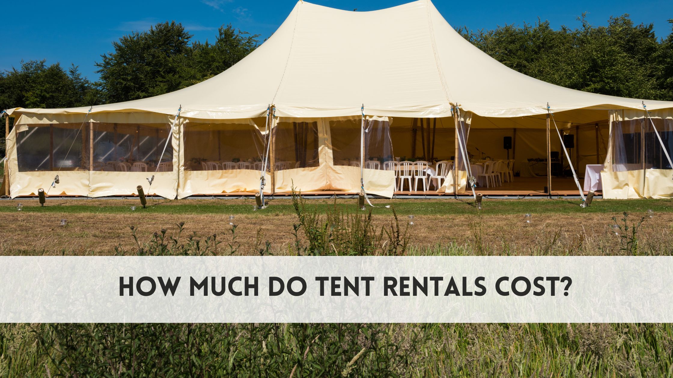 How much do tent rentals cost