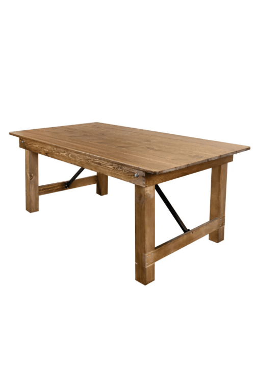 Wood 8' Farmhouse Table