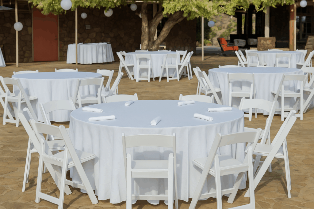 table rental mount dora central florida