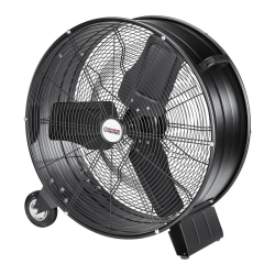 24 Black Drum Fan