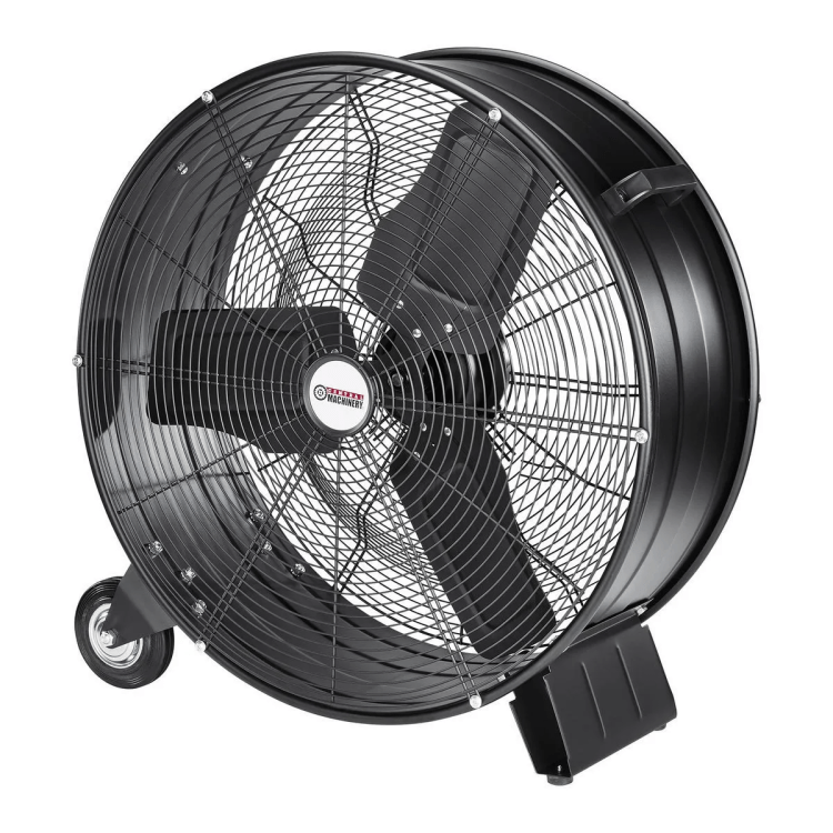 24 Black Drum Fan