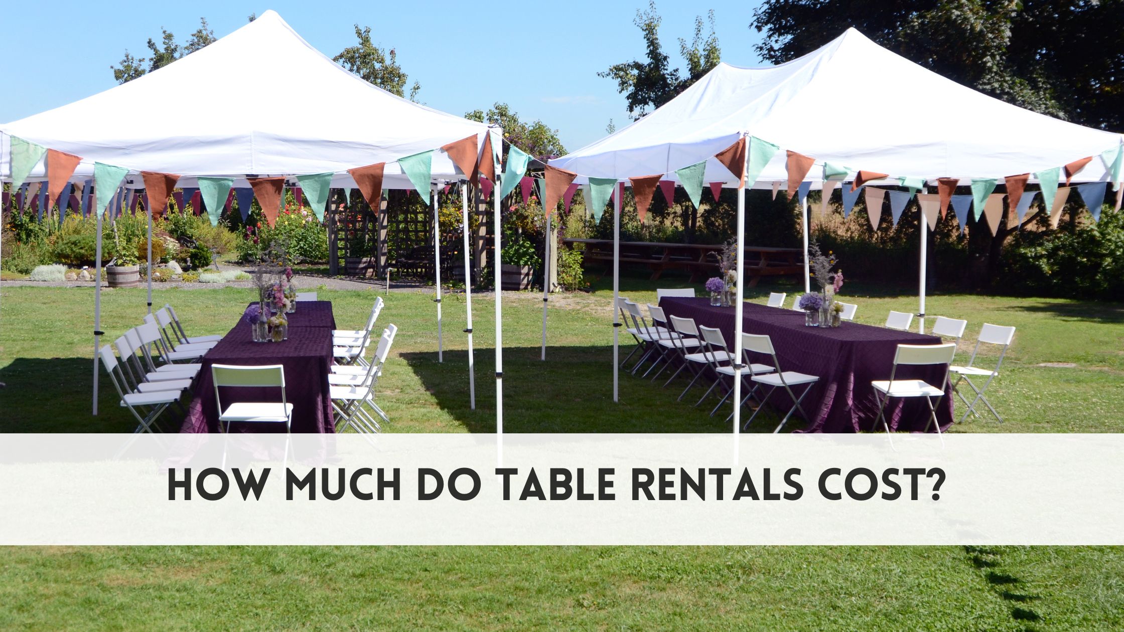 How much do table rentals cost